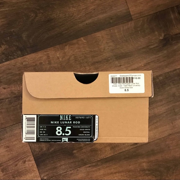 Men’s Nike Lunar Rod SB “Team Red” - sz 8.5 - Picture 8 of 8